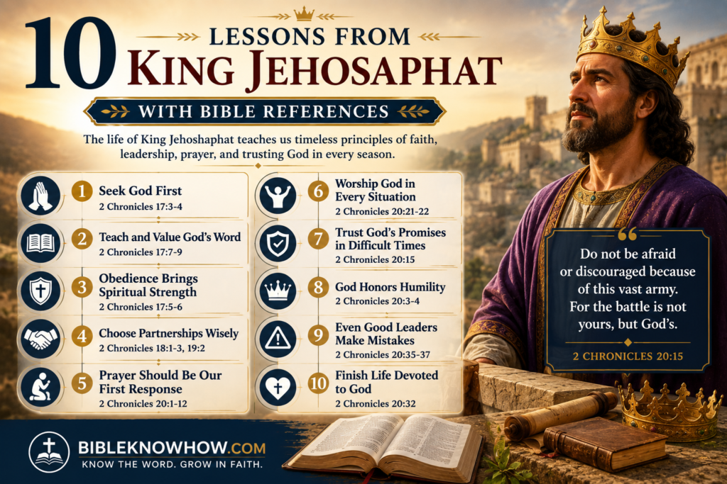 Lessons from King Jehoshaphat