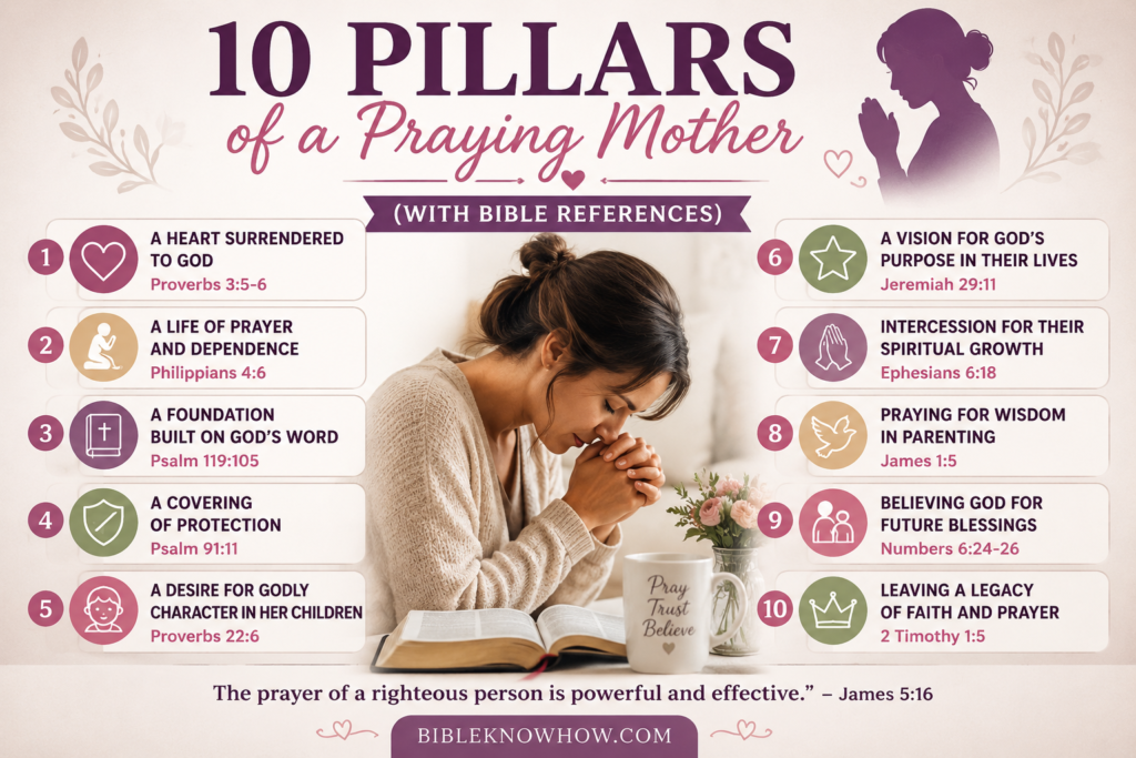 Pillars of a Praying Mother